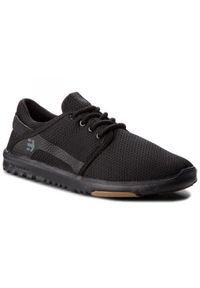 Buty Męskie na deskorolkę Etnies Scout – Black/Black/Gum. Kolor: czarny. Materiał: guma. Sport: skateboard