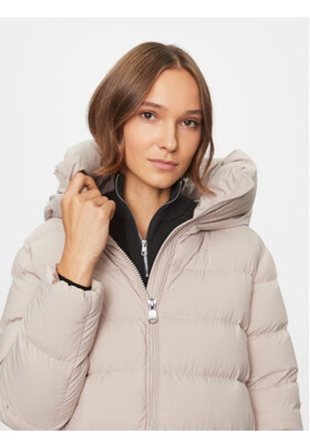 Hetrego - Hetregó Kurtka puchowa Lena 8K697 23WD10 Beżowy Regular Fit. Kolor: beżowy. Materiał: syntetyk