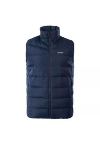 Hi-tec - Kamizelka bezrękawnik męski Hi-Tec Sanis - granatowa, Rozmiar XXXL. Kolor: niebieski. Materiał: poliester. Długość rękawa: bez rękawów #1