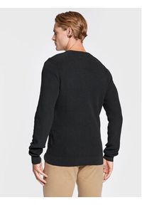 Blend Sweter 20714336 Czarny Regular Fit. Kolor: czarny. Materiał: bawełna #4