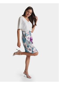 Swing Sukienka koktajlowa 5AG09300 Kolorowy Slim Fit. Materiał: syntetyk. Wzór: kolorowy. Styl: wizytowy #4
