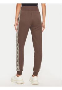 Guess Spodnie dresowe Britney V2YB15 KB3P2 Brązowy Regular Fit. Kolor: brązowy. Materiał: bawełna, syntetyk