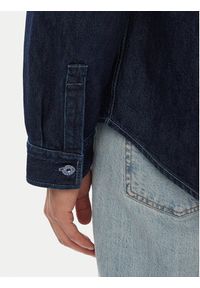 Hugo - HUGO Koszula jeansowa Ebolt 50556349 Granatowy Oversize. Kolor: niebieski. Materiał: bawełna #2