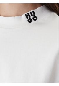 Hugo - HUGO T-Shirt Damelody 50561189 Biały Regular Fit. Kolor: biały. Materiał: bawełna #3