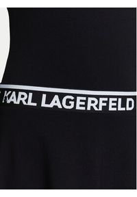 Karl Lagerfeld Jeans Sukienka codzienna A3W13009 Czarny Regular Fit. Okazja: na co dzień. Kolor: czarny. Materiał: syntetyk. Typ sukienki: proste. Styl: casual #3