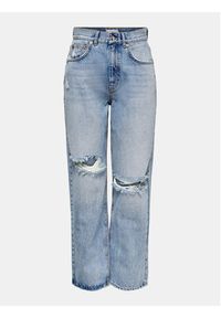 only - ONLY Jeansy Robyn 15250328 Niebieski Straight Fit. Kolor: niebieski #3