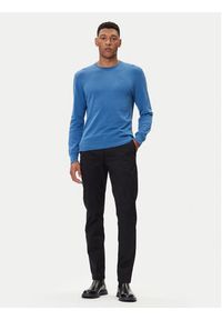 Calvin Klein Chinosy LV040EM633 Czarny Slim Fit. Kolor: czarny. Materiał: bawełna #4
