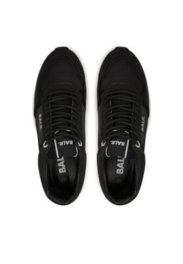 BALR. Sneakersy Brand Luxe Runner B1511.1043.101 Czarny. Kolor: czarny. Materiał: nubuk, skóra