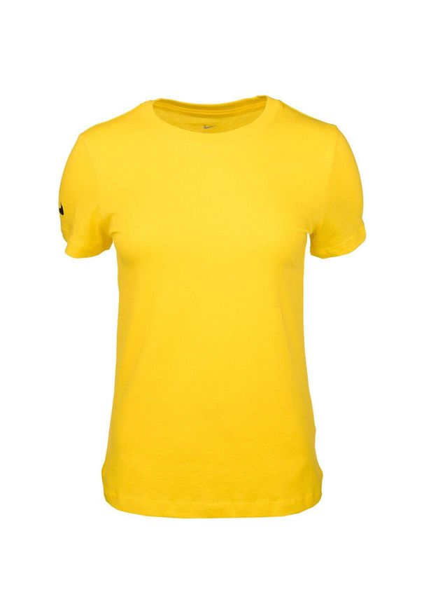Koszulka treningowa damska Nike Park 20. Kolor: żółty. Długość rękawa: krótki rękaw. Długość: krótkie