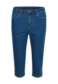 Kaffe Szorty jeansowe Vicky 10505521 Niebieski Slim Fit. Kolor: niebieski. Materiał: bawełna #6