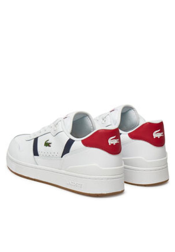 Lacoste Sneakersy 7-48SMA0094 Biały. Kolor: biały. Materiał: skóra