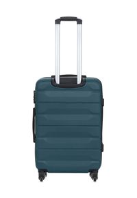 Ochnik - Komplet walizek na kółkach 19''/24''/28''. Kolor: zielony. Materiał: guma, poliester, materiał