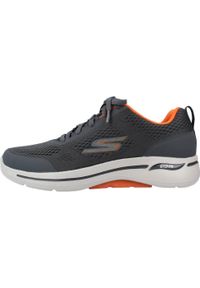 skechers - Tenisówki Skechers Model Go Walk Arch Fit-idyllic Kolor Szary. Kolor: szary. Materiał: tkanina