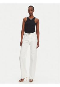 TwinSet - TWINSET Top 251TT2400 Czarny Slim Fit. Kolor: czarny. Materiał: bawełna #3