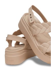 Crocs Sandały Brooklyn Woven Upper LW 209977 Beżowy. Kolor: beżowy #6