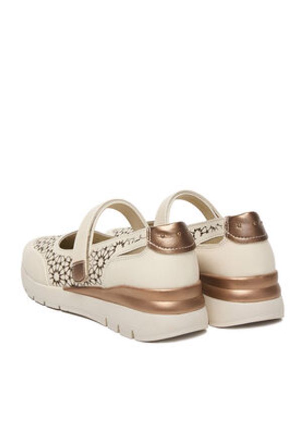 Go Soft Półbuty CEO-HY8205-2 Écru. Materiał: materiał