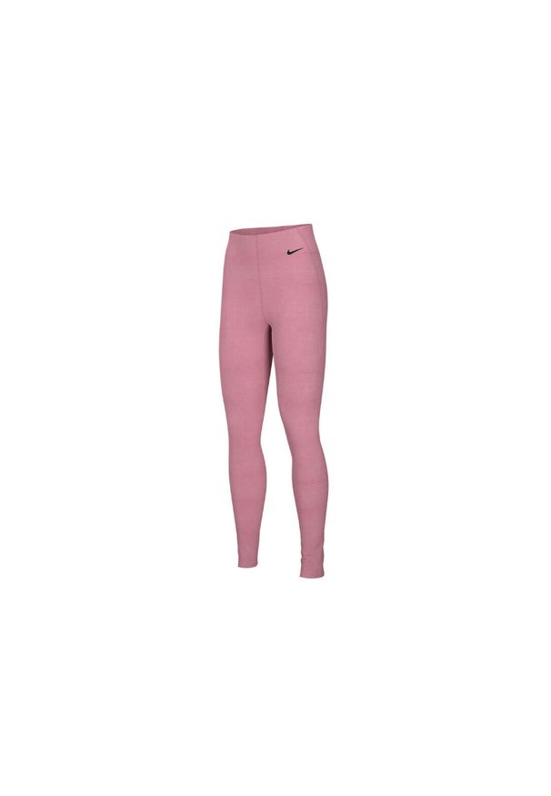 Spodnie sportowe damskie Nike W Sculpt Victory Tights. Kolor: różowy. Sport: fitness
