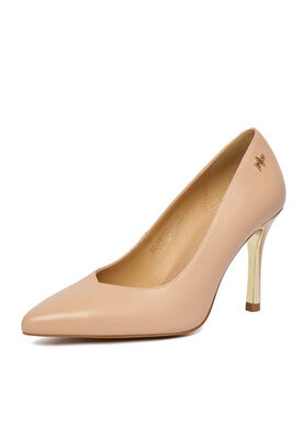 MEXX Szpilki EO-WS1038-06 Beżowy. Kolor: beżowy. Materiał: skóra. Obcas: na szpilce