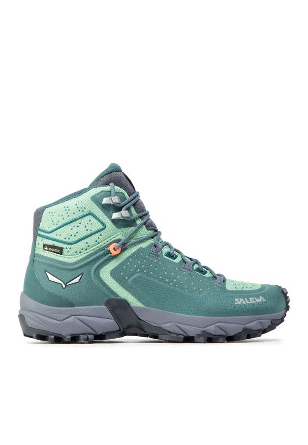 Trekkingi Salewa. Kolor: zielony. Sport: turystyka piesza