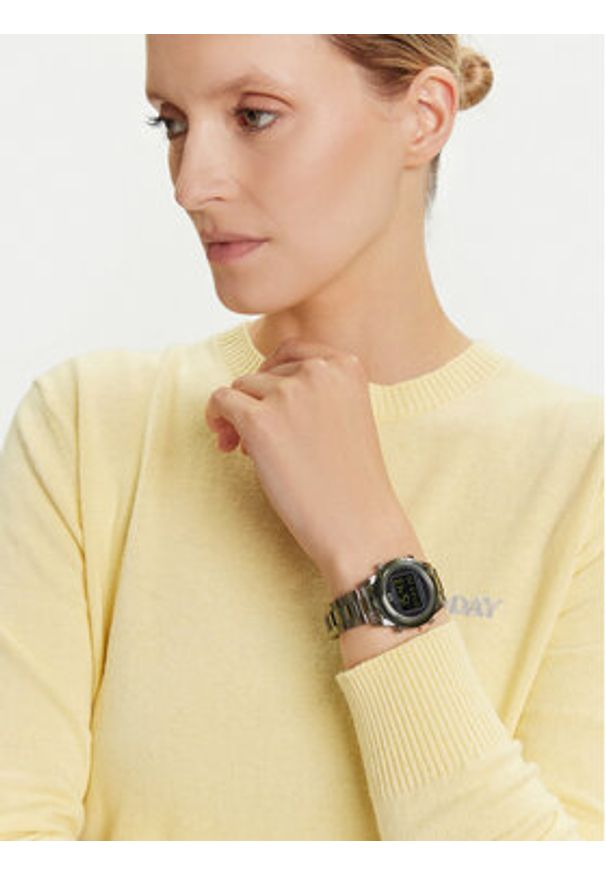 Daniel Wellington Zegarek DW00100762 Zielony. Kolor: zielony. Materiał: syntetyk