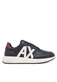 Armani Exchange Sneakersy XM001683 AF17360 MB034 Granatowy. Kolor: niebieski. Materiał: skóra