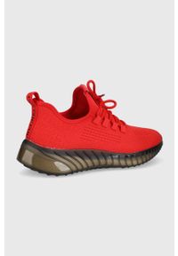 GOE buty kolor czerwony. Zapięcie: sznurówki. Kolor: czerwony. Materiał: guma #4