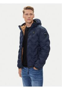 Blauer Kurtka puchowa 25WBLUC03233 Granatowy Regular Fit. Kolor: niebieski. Materiał: syntetyk