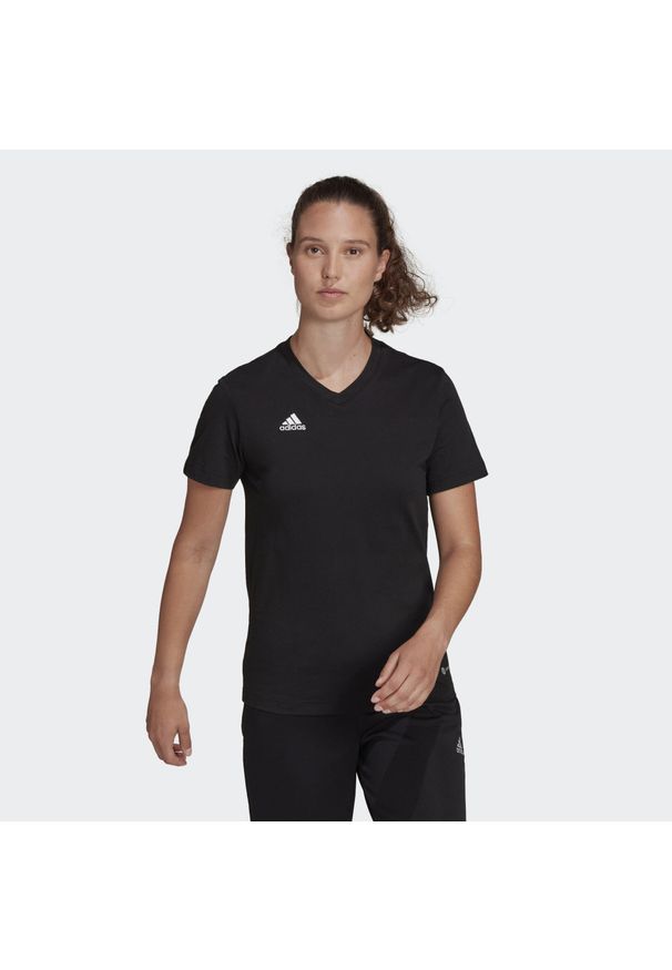 Adidas - Koszulka Entrada 22. Kolor: czarny. Sport: piłka nożna
