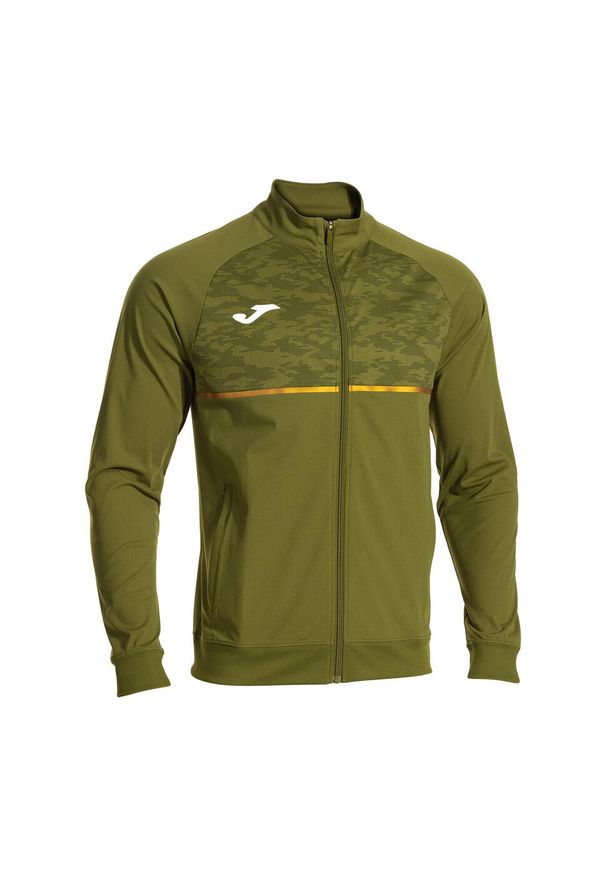 Bluza do biegania męska Joma Record III Full Zip. Kolor: zielony