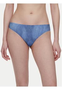 Chantelle Stringi Soft Stretch C11D90 Niebieski. Kolor: niebieski. Materiał: syntetyk