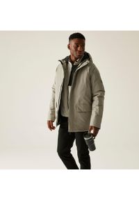 Regatta - Kurtka męska przejściowa przeciwdeszczowa Savon. Kolor: żółty. Materiał: puch, materiał. Sport: turystyka piesza #1