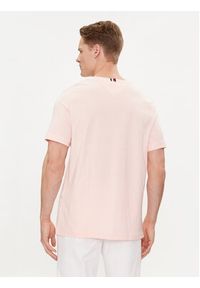 TOMMY HILFIGER - Tommy Hilfiger T-Shirt Coin MW0MW34437 Różowy Regular Fit. Kolor: różowy. Materiał: bawełna #6