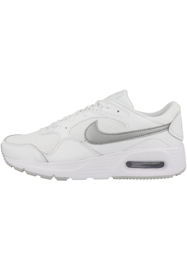 Buty do chodzenia Nike Air Max SC. Zapięcie: sznurówki. Kolor: biały, wielokolorowy, beżowy. Materiał: materiał, syntetyk, tkanina. Szerokość cholewki: normalna. Model: Nike Air Max. Sport: turystyka piesza