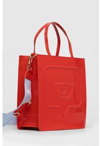 Chiara Ferragni torebka kolor czerwony. Kolor: czerwony. Rodzaj torebki: na ramię #4