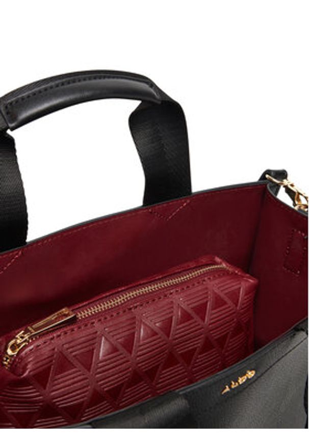Aldo Torebka Mtl72tote 14076998 Czarny. Kolor: czarny. Materiał: skórzane