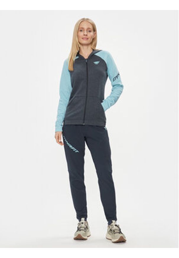 Dynafit Bluza techniczna 24/7 Ptc Zip Hoody W 71507 Niebieski Regular Fit. Kolor: niebieski. Materiał: syntetyk