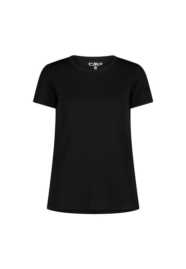 Koszulka damska CMP. Kolor: czarny. Sport: turystyka piesza