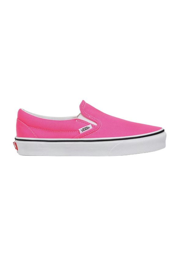 Buty do chodzenia dla dorosłych Vans Classic Slip-On wsuwane. Zapięcie: bez zapięcia. Kolor: różowy. Model: Vans Classic. Sport: turystyka piesza