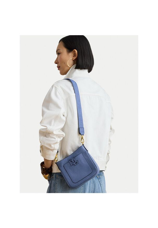 Lauren Ralph Lauren - Torebka LAUREN RALPH LAUREN. Kolor: niebieski