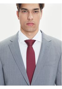 BOSS Garnitur H-Huge 50546087 Szary Slim Fit. Kolor: szary. Materiał: syntetyk, wełna #9