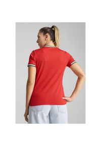 Puma - Damska koszulka domowa Portugalia 2025 PUMA Sport Red Sugared Almond Beige. Kolor: czerwony, wielokolorowy, beżowy