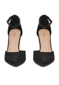 DeeZee Szpilki AL9631-6 Czarny. Kolor: czarny. Materiał: skóra. Obcas: na szpilce #5