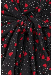 Answear Lab Sukienka kolor czarny mini rozkloszowana. Kolor: czarny. Materiał: tkanina. Typ sukienki: rozkloszowane. Styl: wakacyjny. Długość: mini #5