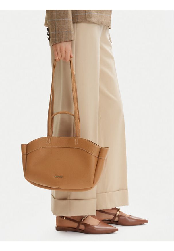 Gino Rossi - GINO ROSSI Torebka C-LDA8549 Brązowy jasny. Kolor: brązowy. Materiał: skórzane