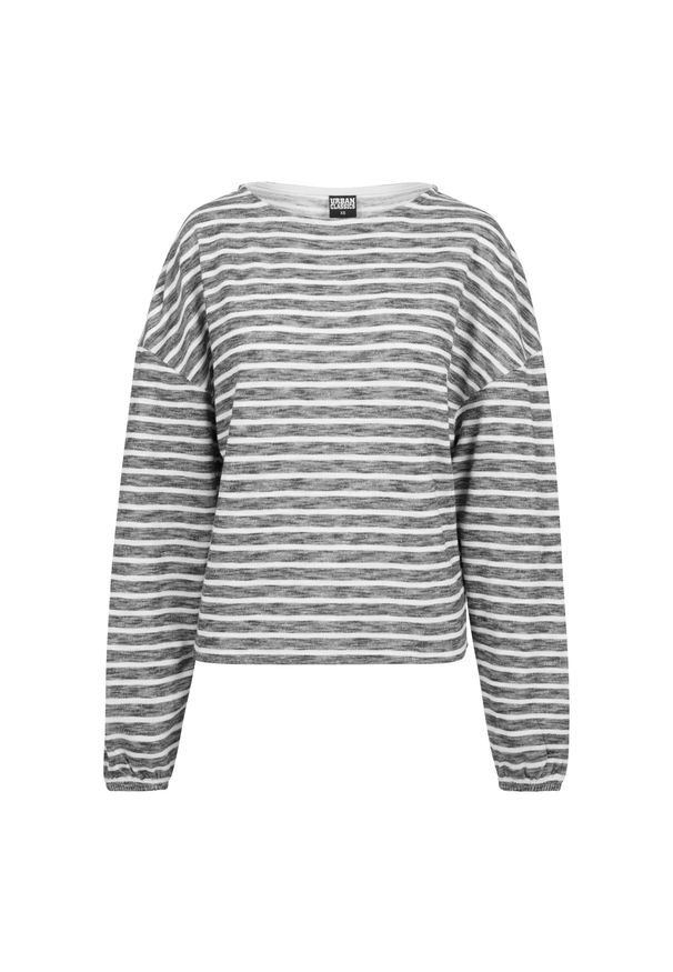 Urban Classics - Sweter damski Urban Classic oversize. Kolor: czarny, biały, wielokolorowy