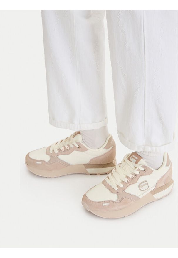 G-Star RAW - G-Star Raw Sneakersy CEO-YG240116-02L Beżowy. Kolor: beżowy. Materiał: skóra, zamsz