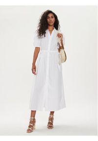 Liu Jo Sukienka koszulowa MA4084 T4853 Biały Regular Fit. Kolor: biały. Materiał: bawełna. Typ sukienki: koszulowe #4