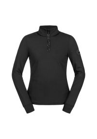 Koszulka techniczna jeździecka ELT Esthal. Kolor: czarny. Długość rękawa: długi rękaw. Styl: elegancki #1
