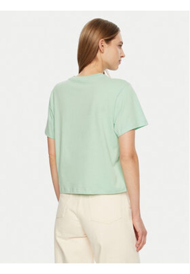 Guess Jeans T-Shirt W5RI43 K8HM0 Zielony Regular Fit. Kolor: zielony. Materiał: bawełna