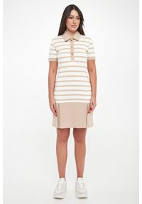 Liu Jo - Sukienka polo w paski LIU JO. Typ kołnierza: polo. Wzór: paski #2